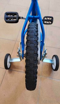 Dětské kolo Yedoo Pidapi 16" Alu světlé-modá včetně koleček - 5