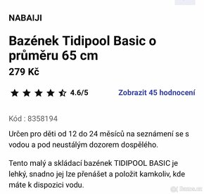 Bazének Tidipool Basic - 5