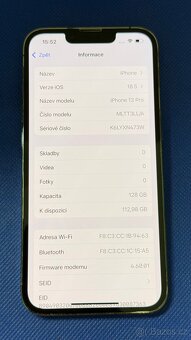iPhone 13 Pro 128GB Sierra Blue, krásný stav - 5