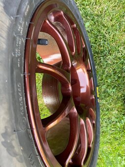 Prodám kola team dynamics r15 4x100 et13 a rally slicky - 5