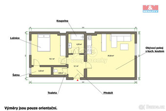 Pronájem bytu 2+kk, 66 m², Mariánské Lázně, ul. U Zastávky - 5