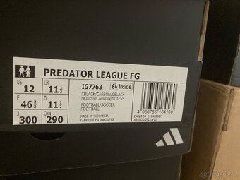 Kopačky Adidas Predator League FG black - 5