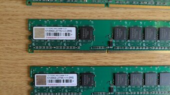 Paměti DDR2 UDIMM do PC, různé druhy, množstevní sleva - 5