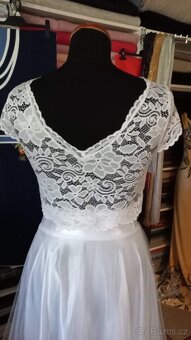 Dvojdílné svatebni šaty BOHO - 5