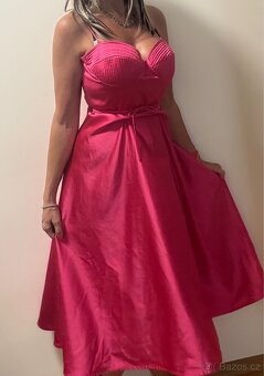 Plesové - společenské dlouhé šaty - M/L/XL - 5