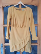 Šaty - justbyveronika hořčičně žlutá - 5