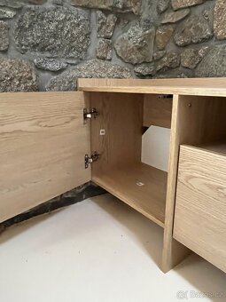 Skříň pod TV Japandi - 5