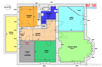 Pronájem bytu 3+1 s garáží, 116 m², Ostrava, ul. Na Jánské - 5
