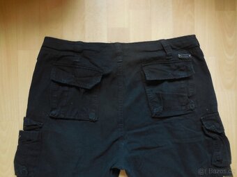 pánské Brandit černé kraťasy kapsáče zip XL-XXL p.100cm - 5