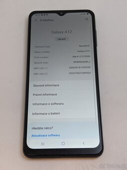 Samsung Galaxy A12 4/64gb black. Záruka 6 měsíců. - 5