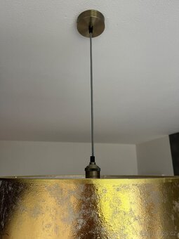 Závěsné svítidlo VISERBELLA EGLO - zlatá + žárovka 3000K - 5