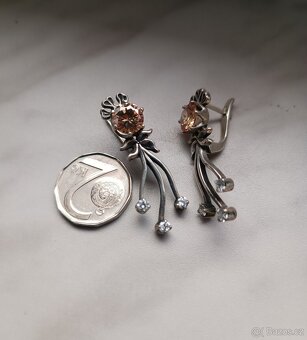 Náušnice stříbro - 5