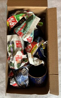 Sada 6x Modrých Porcelánových Šálků (150 ml) - 5