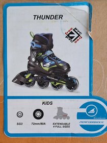 Inline Rollerblade Thunder Kids, vel. 36,5 - 40,5 - 5