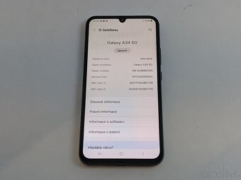 Samsung Galaxy A34 6/128gb black. Záruka 6 měsíců. - 5