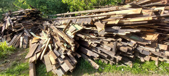 Dřevo, dříví po demmolici - 5