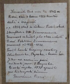 Anton Hlaváček - Chata v horách - obraz - 5