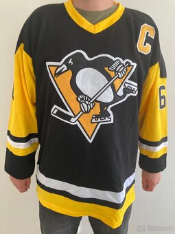 Hokejovy dres - pittsburgh penguins Jaromir Jagr, vyšívaný - 5