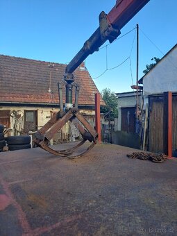Vyvazecka dřeva ruka v3s 2500kg ,korba Tristanny sklápěč - 5