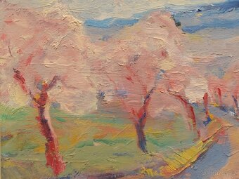 Obraz Jaromír Hynšt, Jaro pod Šumárníkem 1995, olej 48x66 - 5