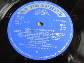 LP Judita Čeřovská - Judita from Prague Sings - 5