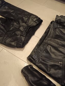 4SR Rebel 2-Pánská kožená moto kombinéza, dvoudílná - 5
