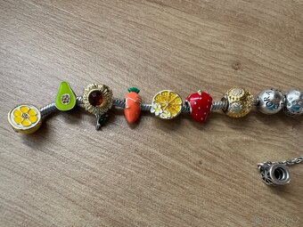 Korálek se slunečnicemi na Pandora náramek - 5