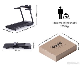 Běžecký motorový pás Gara T70 - top stav - 5