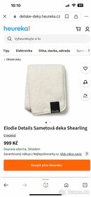 Elodie Details sametová deka shearling 75x100cm - 5