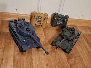 RC tanková bitva TIGER vs T34 - sada 2 soubojových DO tanků - 5