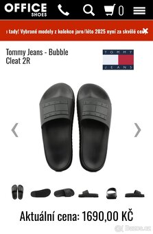 Tommy Jeans Pantofle - Bubble Cleat 2 velkost 37 - 5