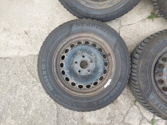 15'' disky 5x112 se zimními 195/65 s pneu 8,7 mm - 5