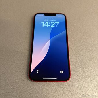 iPhone 13 128GB červený, 100% baterie, 12 měsíců záruka - 5