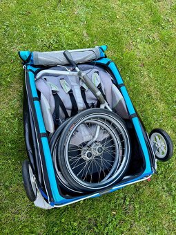 Chariot CX2 vč. setu pro kolo a běh/brusle - 5