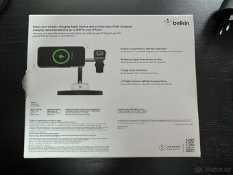 Belkin Boost Charge PRO 3-in-1 Wireless Charger with MagSafe - 5