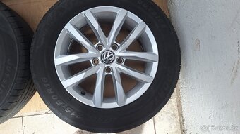 Alu kola VW 16" rozteč 5x112 pneu 215/60 R16 5mm Passat - 5