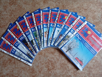 časopisy Železniční magazín a Dráha, celé ročníky - 12 čísel - 5