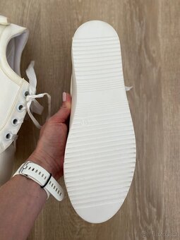 Saténové svatební tenisky, vel. 41 - 5