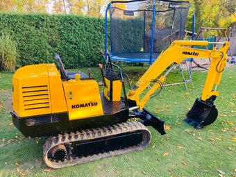 Japonský minibagr 1.2tuny Komatsu, diesel - 5