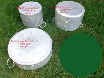 prodám příslušenství k vojenské kuchyni-kotel, velké modře s - 5