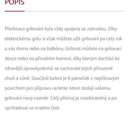 GRIL RACLETTE - AŽ PRO 8 OSOB - 5