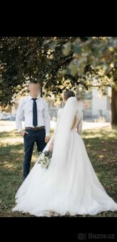 Prodám svatební šaty manželský - 5