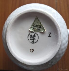 Růžový porcelán - souprava nikdy nepoužitá - 5