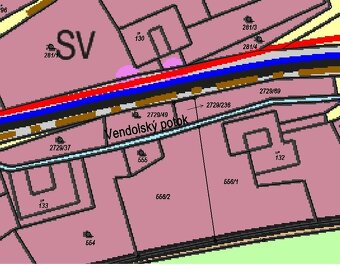Prodej pozemku v obci Vendolí, určeného ÚP k zástavbě. - 5