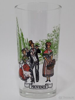 6x Sklenice od francouzské retro hořčice - 5