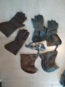 Kožené oblečení na motoveterána z 50. let - 5