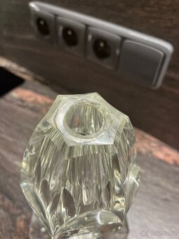 Skleněný podstavec asi pod lampu - Bohemia krystal - 5