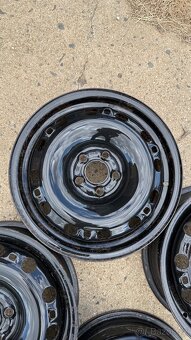 4x plechové disky 6Jx15 ET43 5x100 Skoda Fabia,Roomster - 5