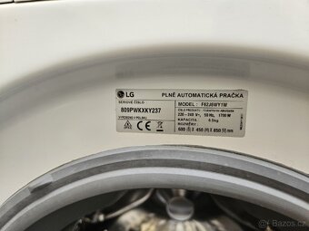 Úzká parní pračka LG na 6,5kg - 5