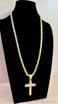 zlatý řetízek kralovsky vzor 14k 585/1000 105,33g - 5